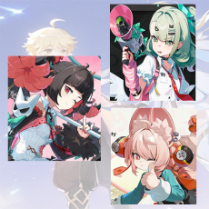 Asia|Female lv 4-8| Nanguu Yu + Sunna + Zhao  + Random 4-star character|Fast delivery