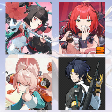 Asia|Female lv 4-10| Nangong Yu + Yuzuha + Zhao + Harumasa  + Random 4-star character|Fast delivery