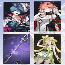 Asia lv 8| Brant + Changli + Brant Weapon + verina | Random 4 stars |The novice pool is not used
