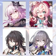 [Asia lv 4-8] Evernight + Hyacine + Ruan Mei + Bronya |  0-5 four-star characters |