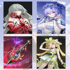 Asia lv 8| Phrolova + CantaRella + Phrolova Weapon + Verina | Random 4 stars |The novice pool is not used