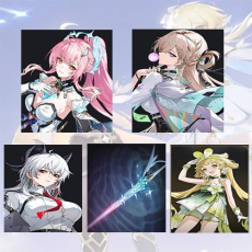 Asia lv 8| Aemeath + Lynae + Zani + Aemeath Weapon + verina | Random 4 stars |The novice pool is not used