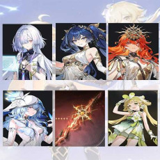 Asia lv 8| Mornye + iuno + Augusta + The Shorekeeper + Augusta Weapon + verina | Random 4 stars |The novice pool is not used